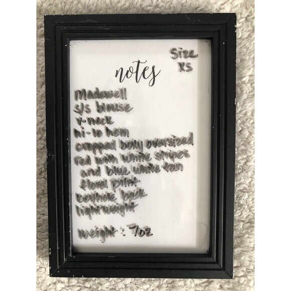 Madewell Top Womens XS Floral Stripe Cropped Boxy Oversized Keyhole Back Boho - Picture 10 of 10